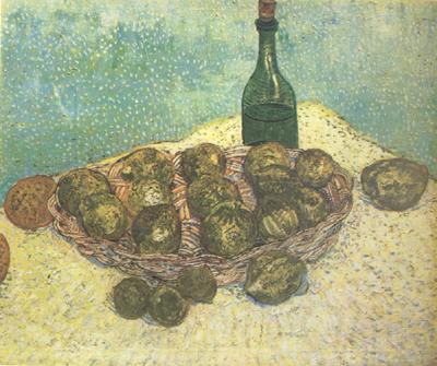 Vincent Van Gogh Still life:Bottle,Lemons and Oranges (nn04) Spain oil painting art